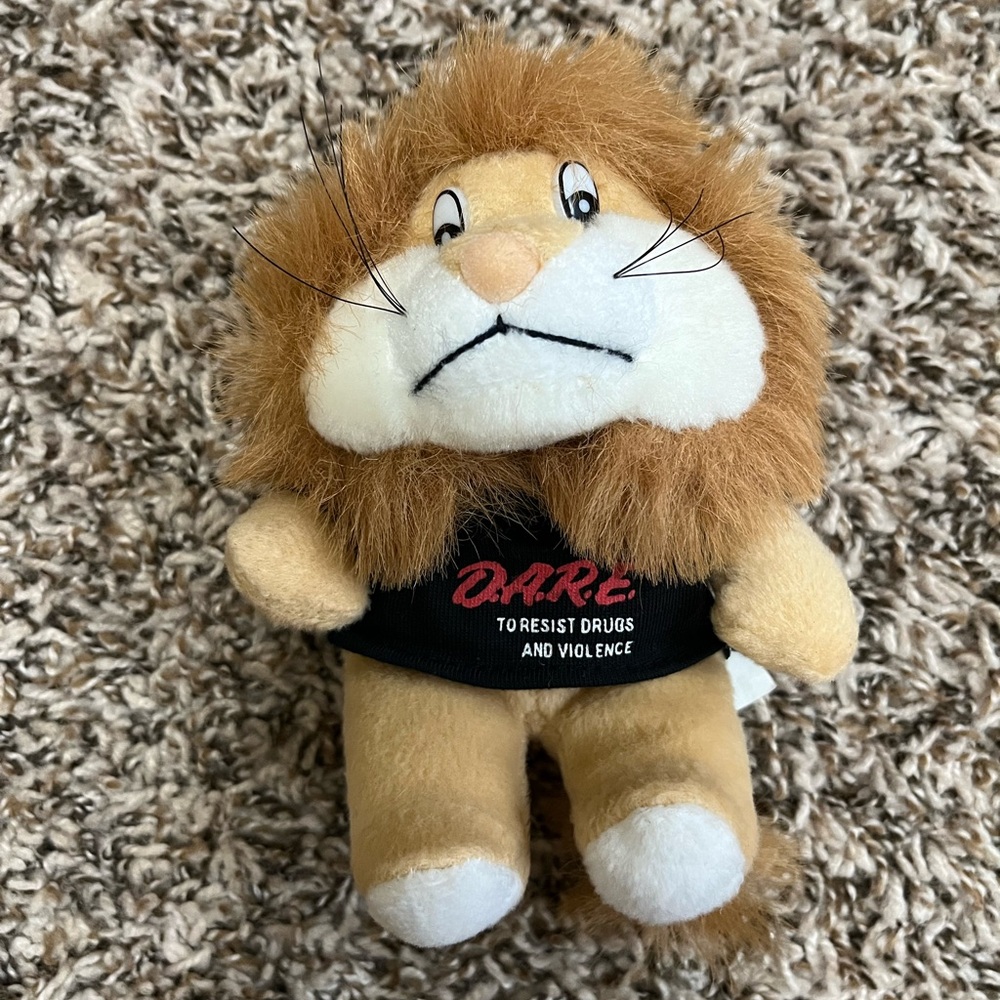 Vintage D.A.R.E. Stuffed animal
